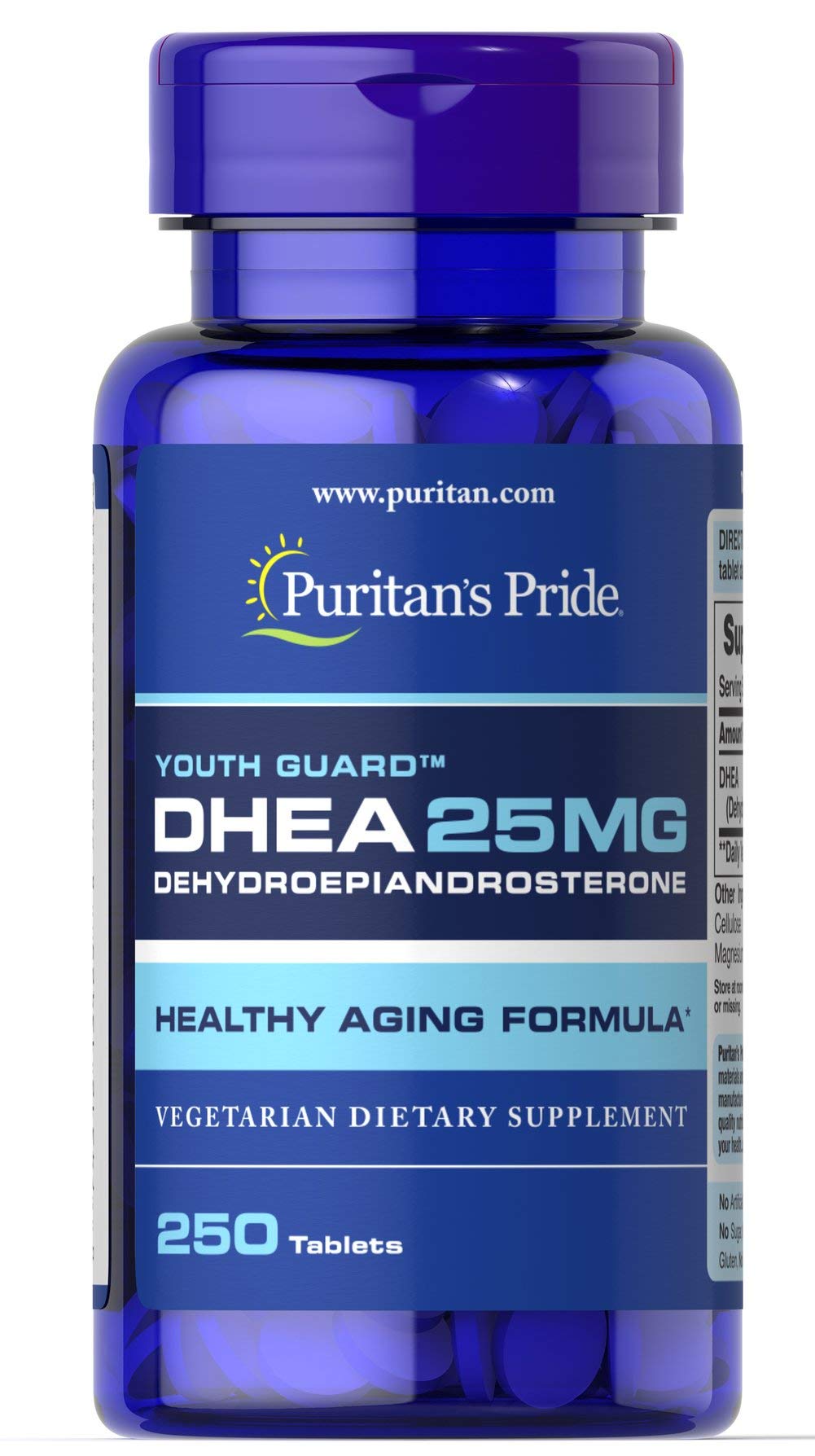 Puritans Pride DHEA Anti-Aging 25 mg-250 Tablets