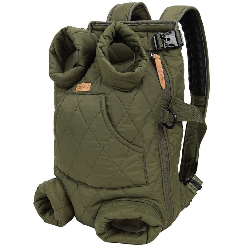 Winter Thickened Portable Pet Chest Backpack