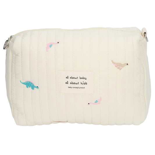 Diaper Bag Pouch Soft Diaper Bag Organizer Pouch for Travel(Dinosaur)