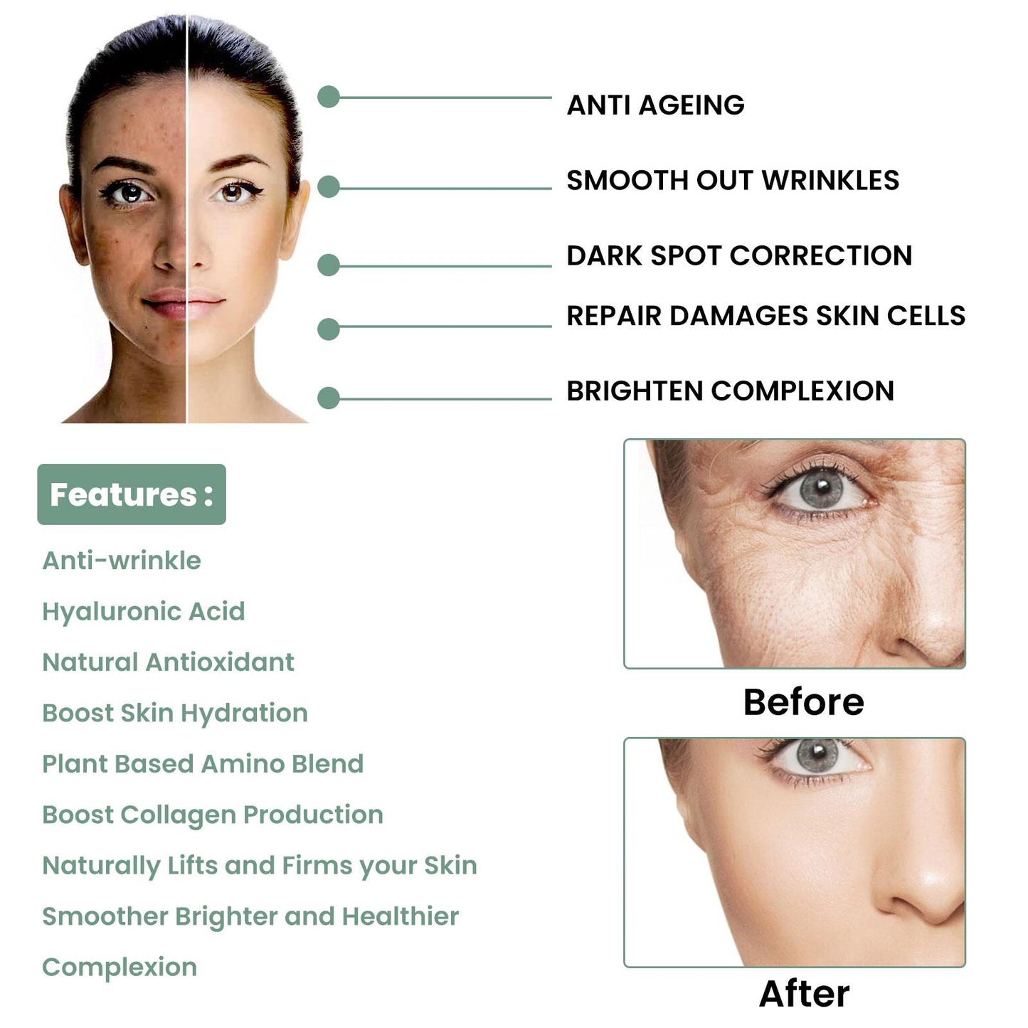 Eelhoe Collagen Anti-Aging Moisturizing Facial Essence