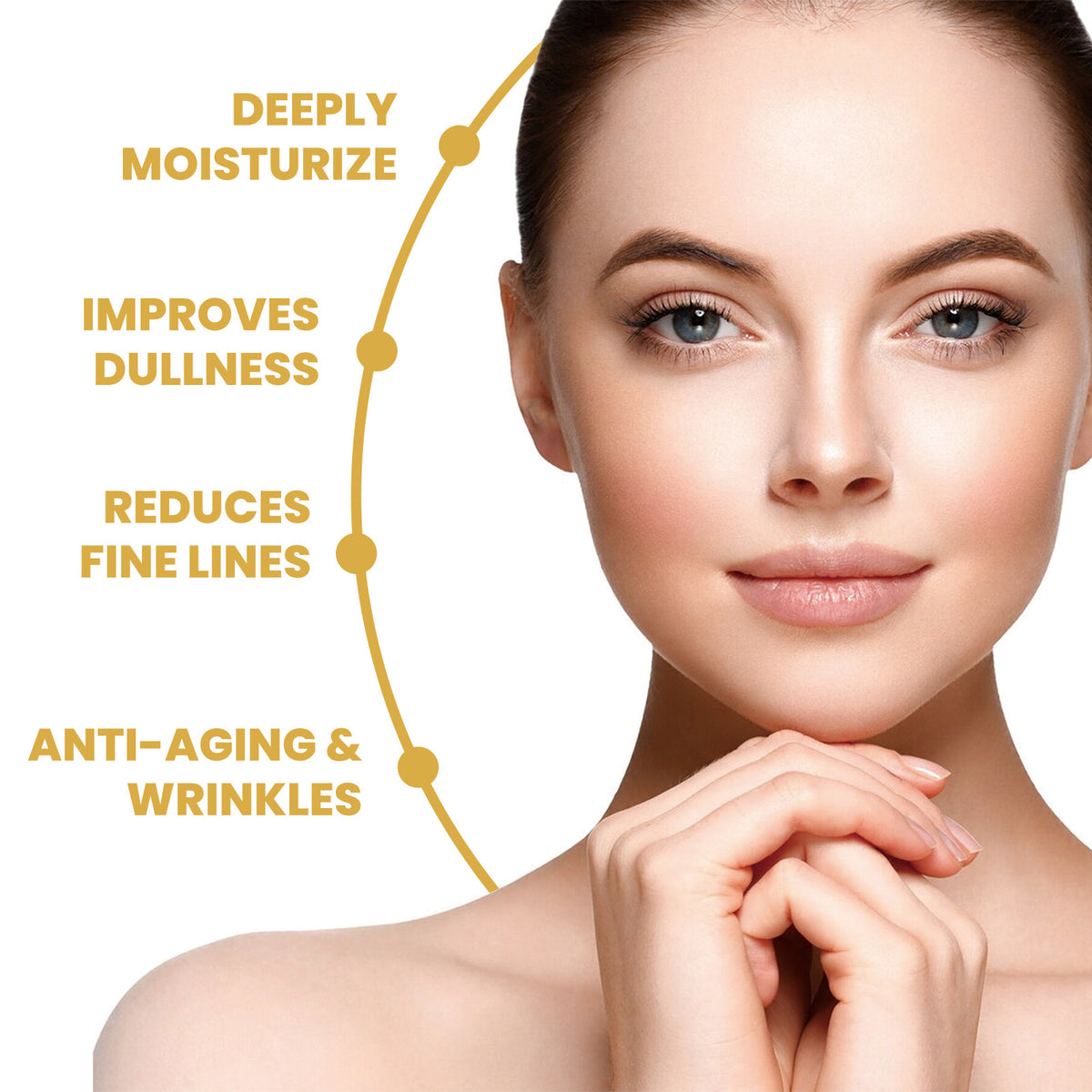 24K Gold Anti-Aging Shiny Oil Essence for Skin Tightening